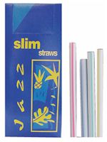 Striped Slim Straw
